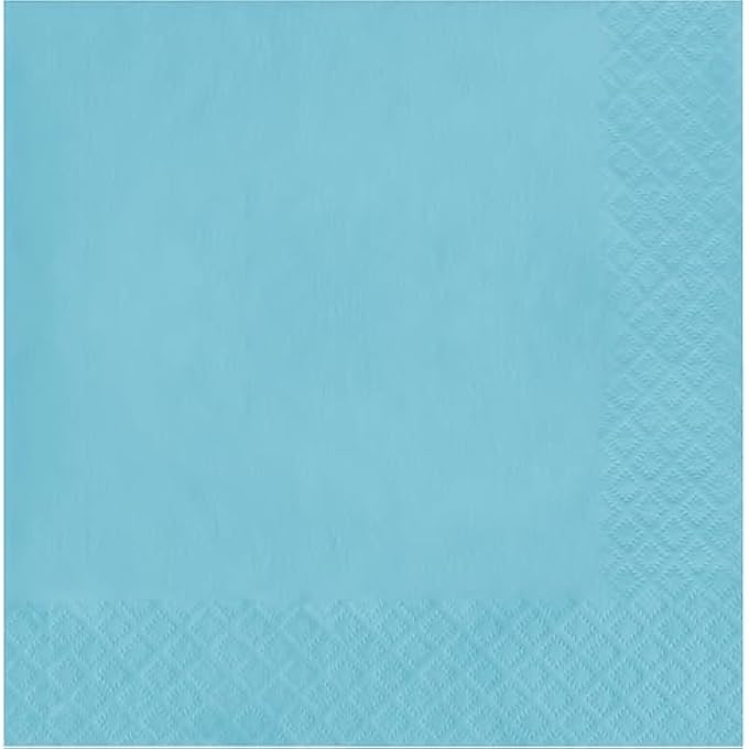 TOUCH OF COLOR PASTEL BLUE LUNCHEON NAPKINS 50CT - Image 1